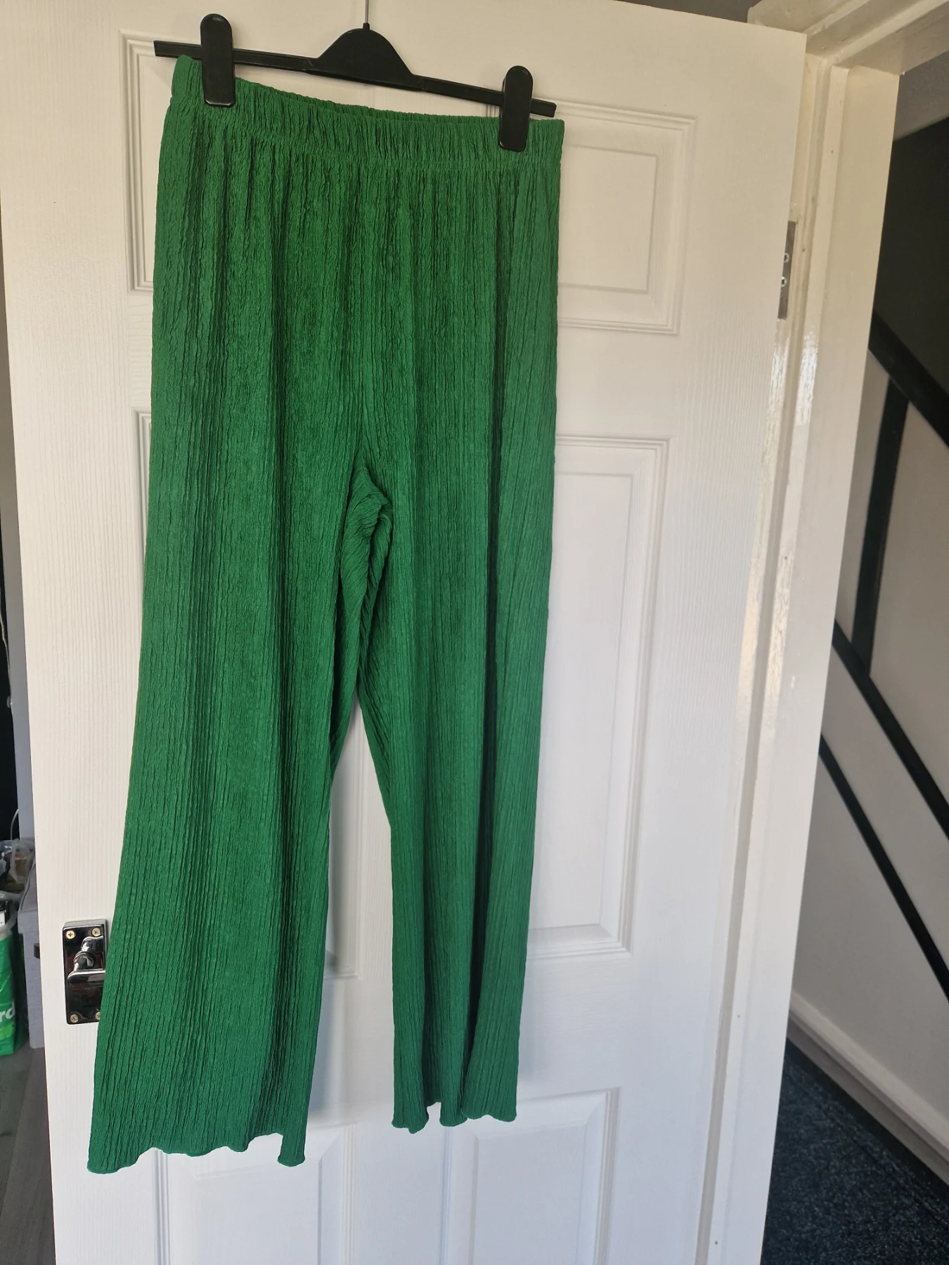 Green trousers