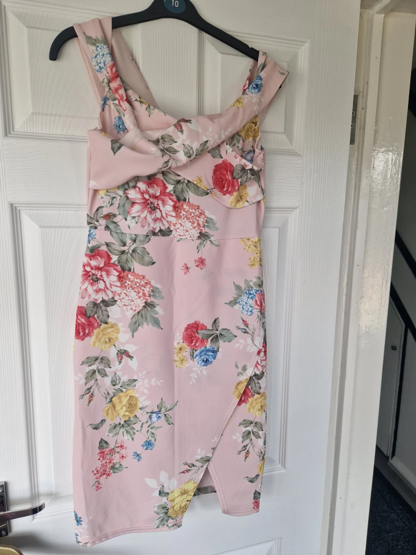 Pink flowery dress