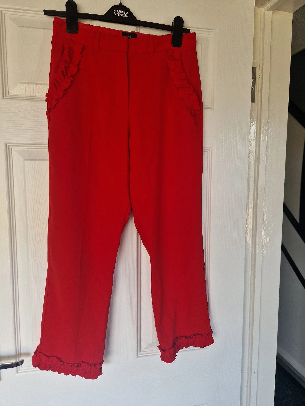 Red trousers