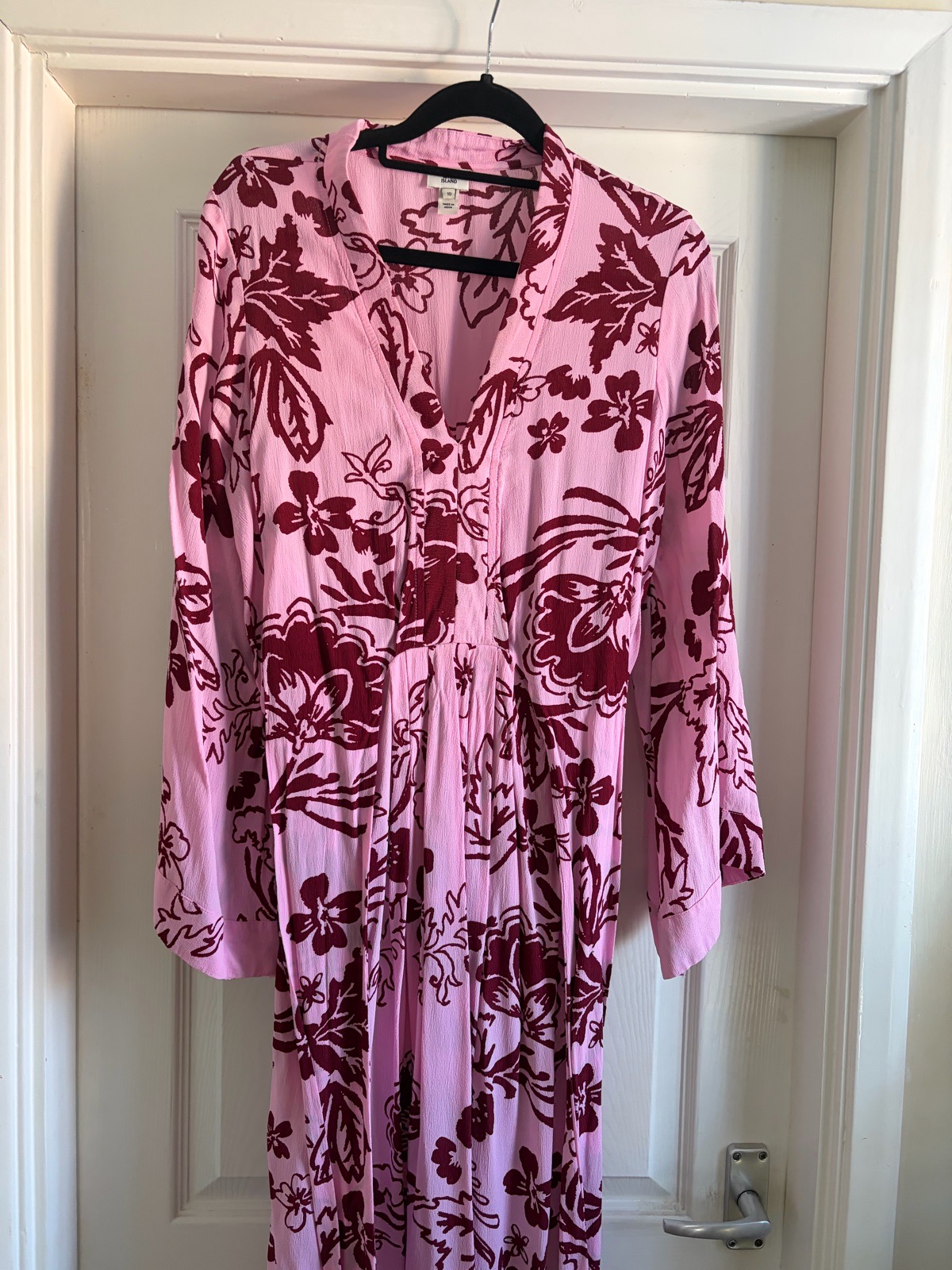 Floral maxi dress size 10