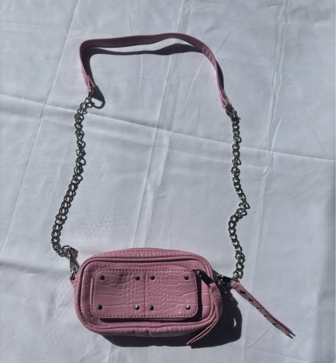 Pink Cropp Bag