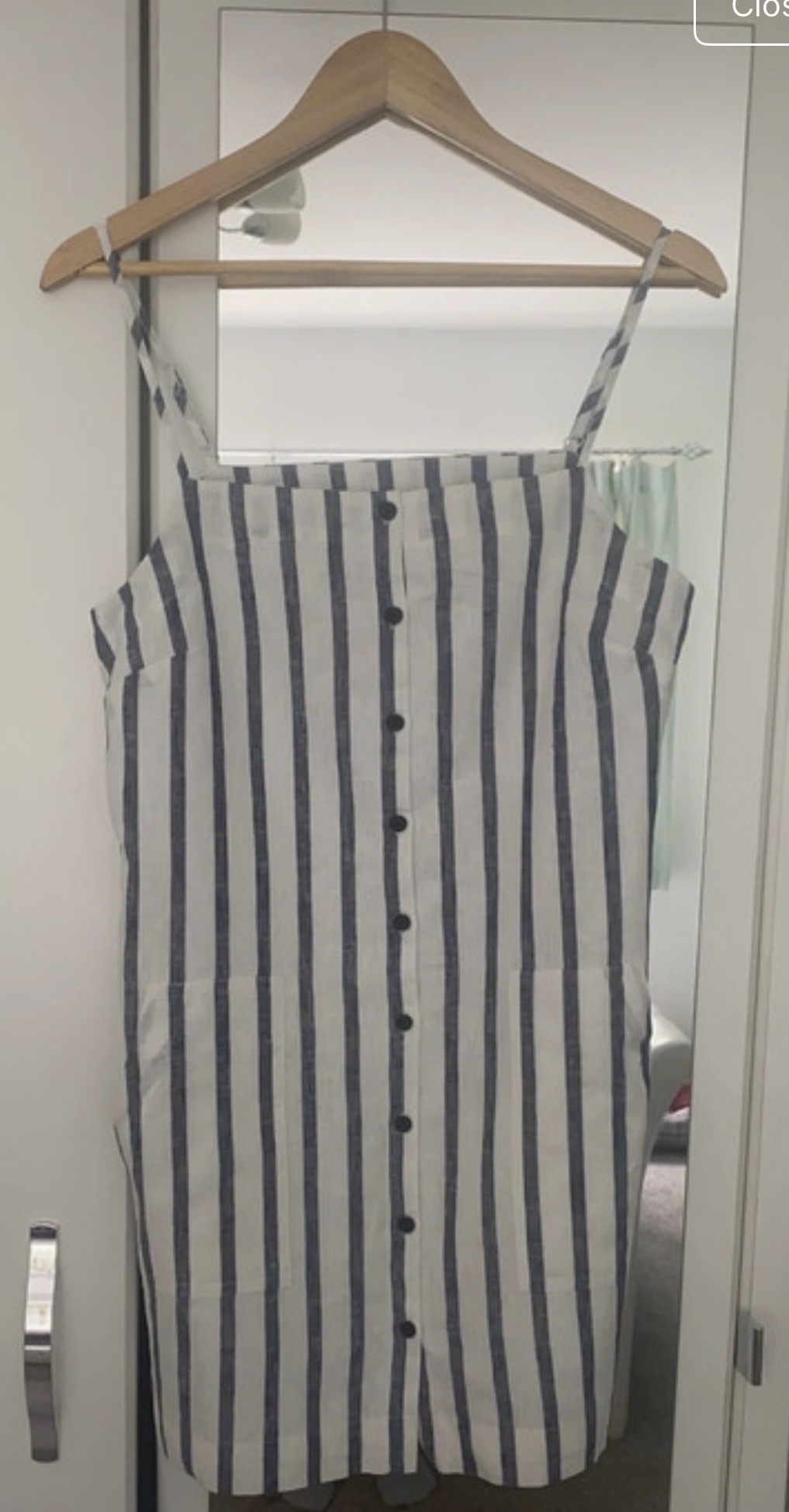 Jack Wills summer dress with stripes size M