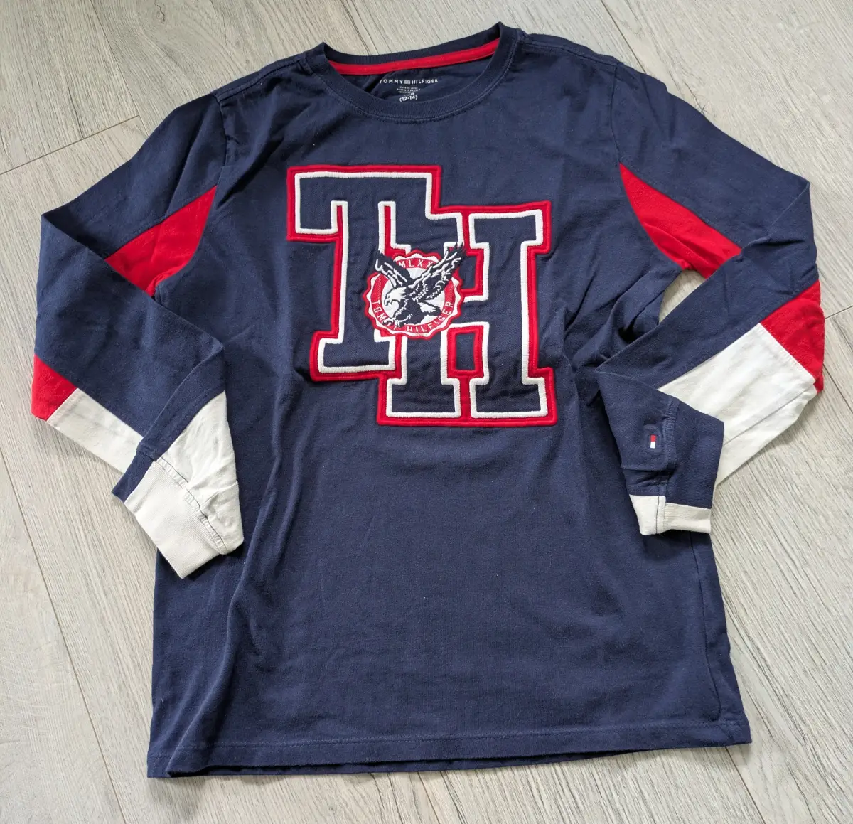 Tommy Hilfiger Long Sleeve Top Size: 12-14 Years