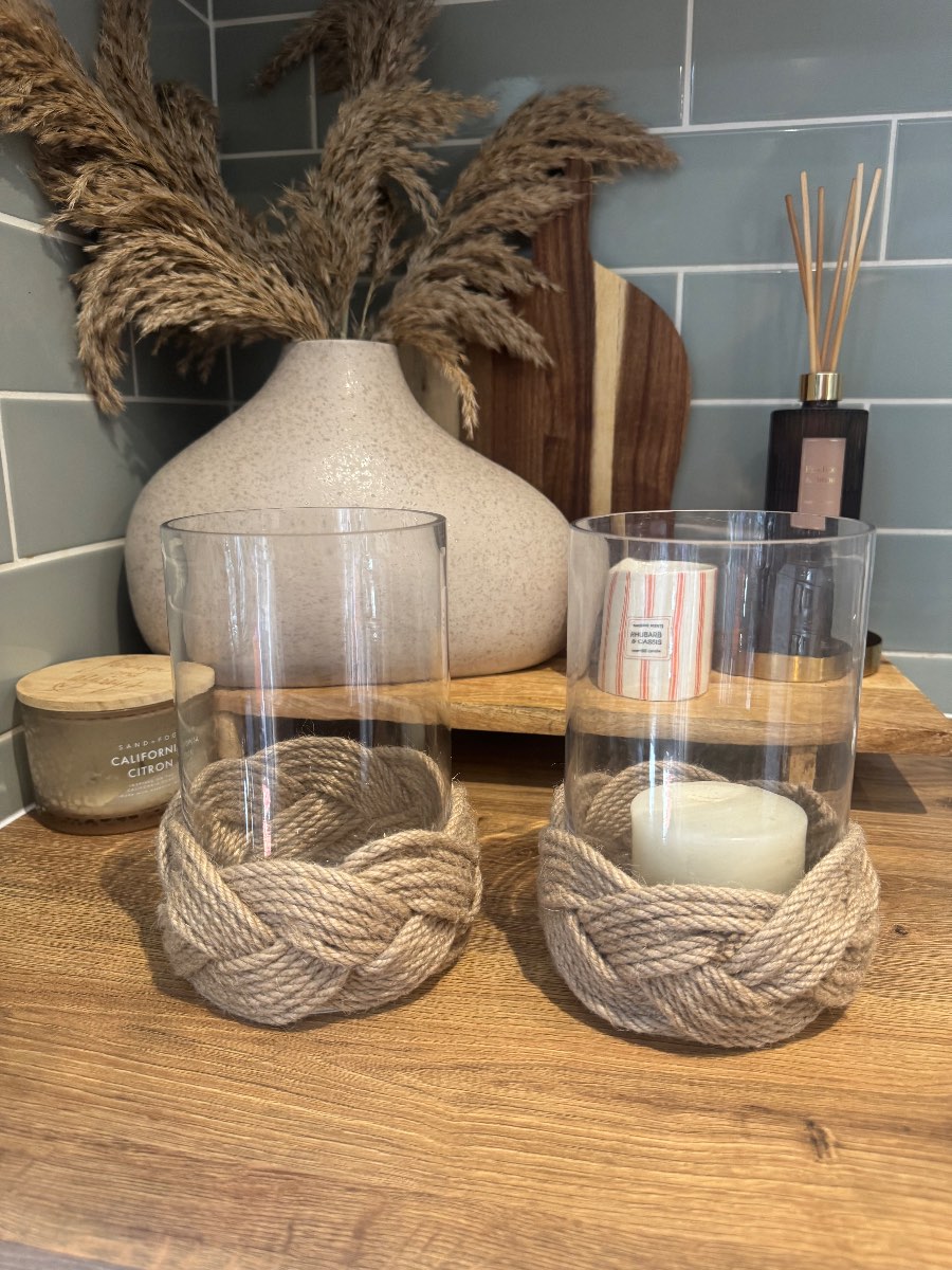 Gorgeous set of two candle holders