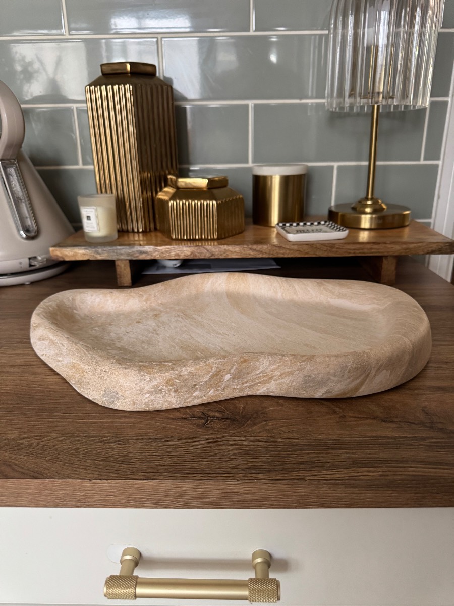 Gorgeous modern home decor wavy tray