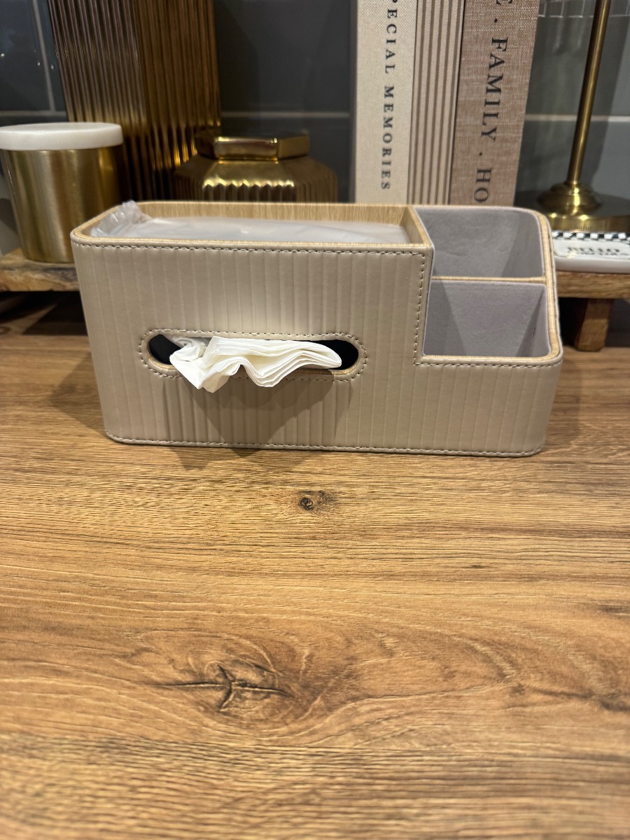 Gorgeous bedside organiser & tissue holder