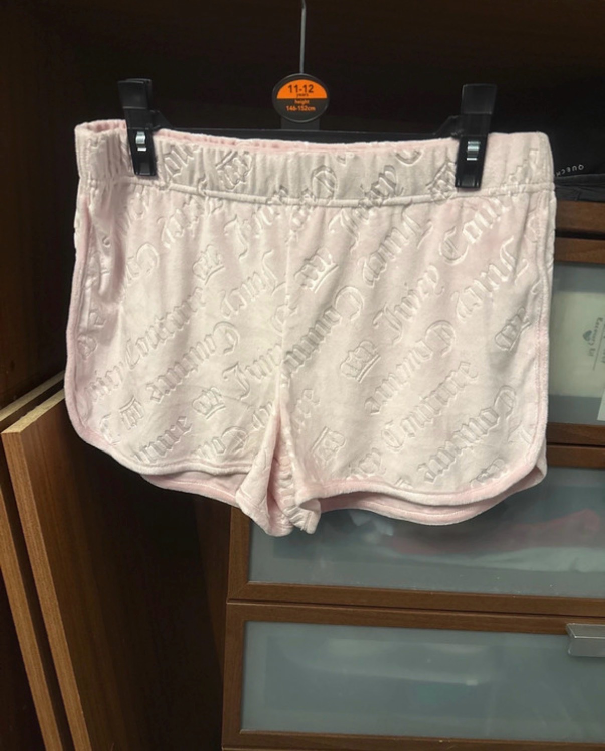 Ladies juicy couture sleepwear velour shorts size M