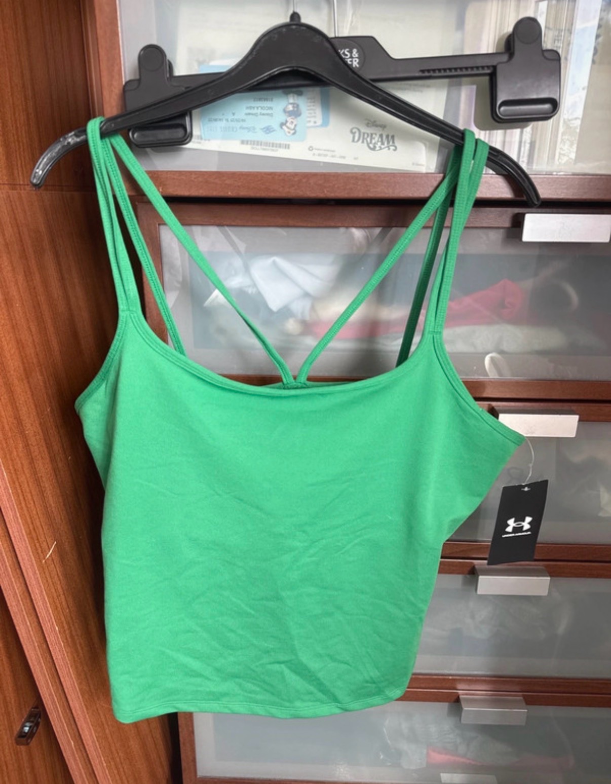 New ladies under armour motion Strappy tank gym top size XL