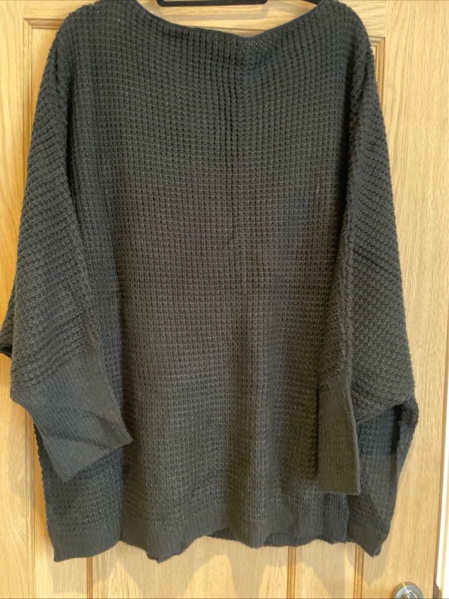 Shein- Black Winged Jumper