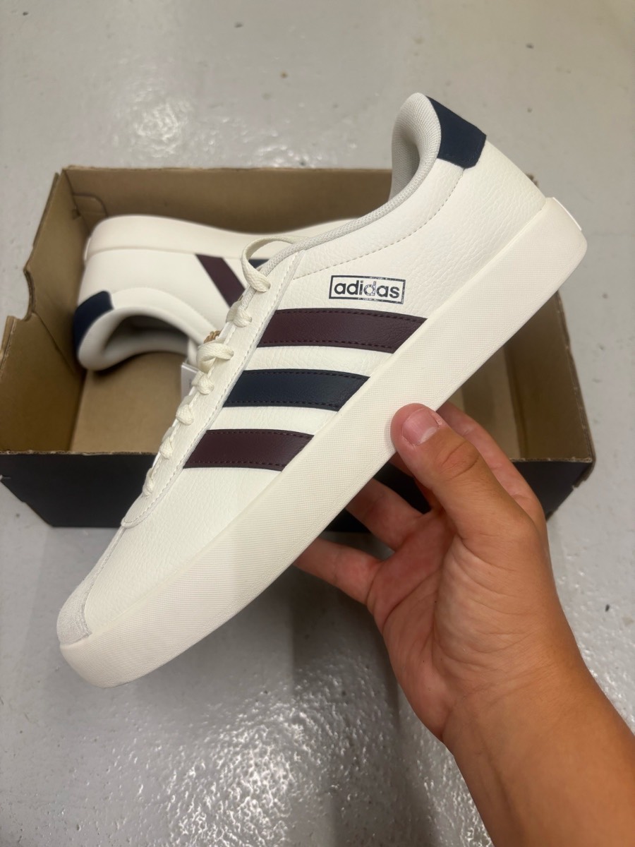 Adidas VL court trainers men’s size UK 11.5 white