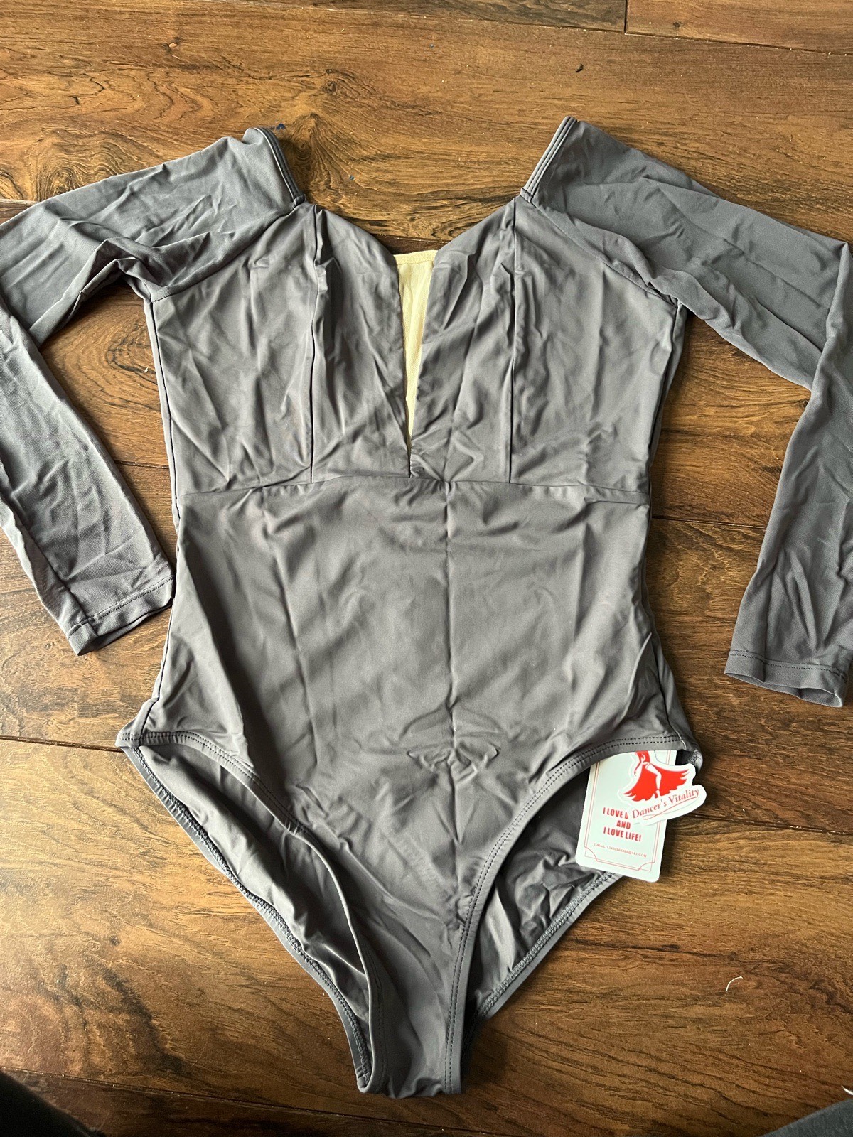 SA grey dance leotard