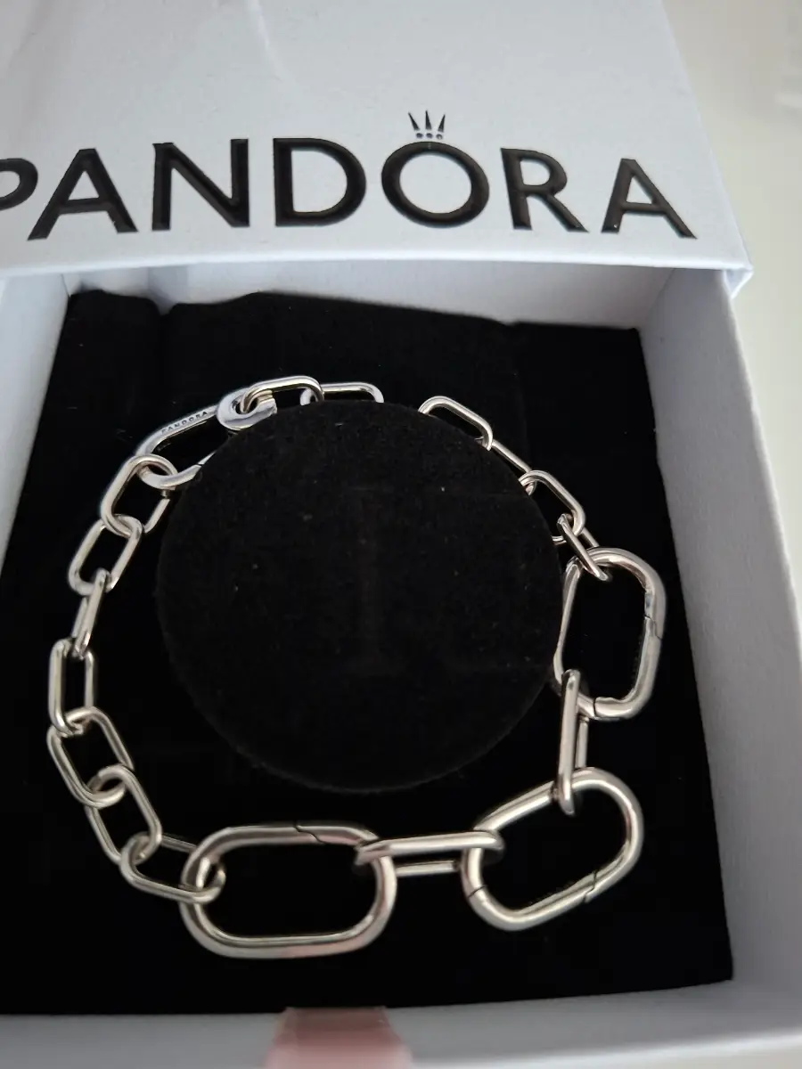 Pandora chunky chain link bracelet 20 cm