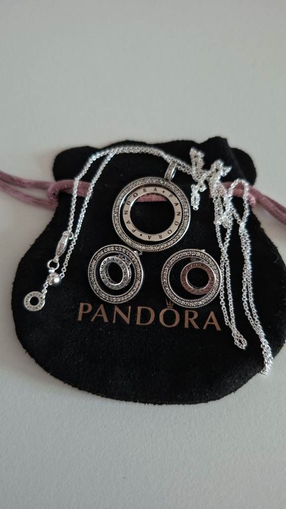 Pandora pendant necklace set