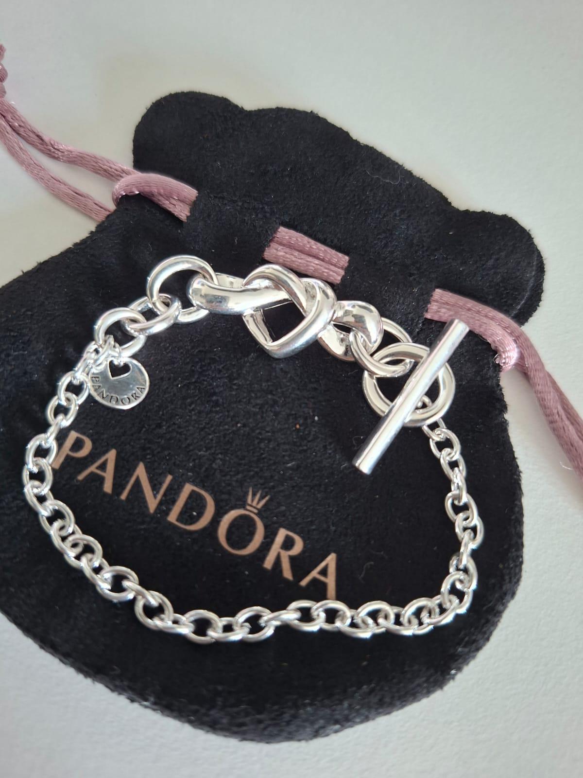 Pandora infinity knot chain link bracelet 20cm