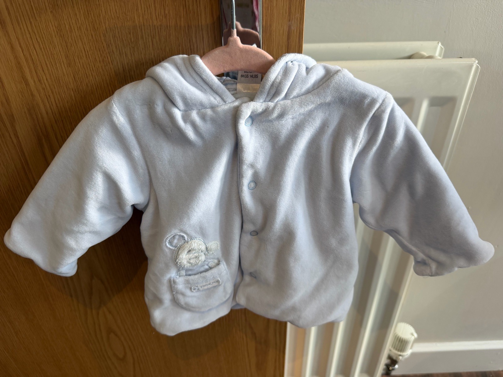 Boys next velour jacket