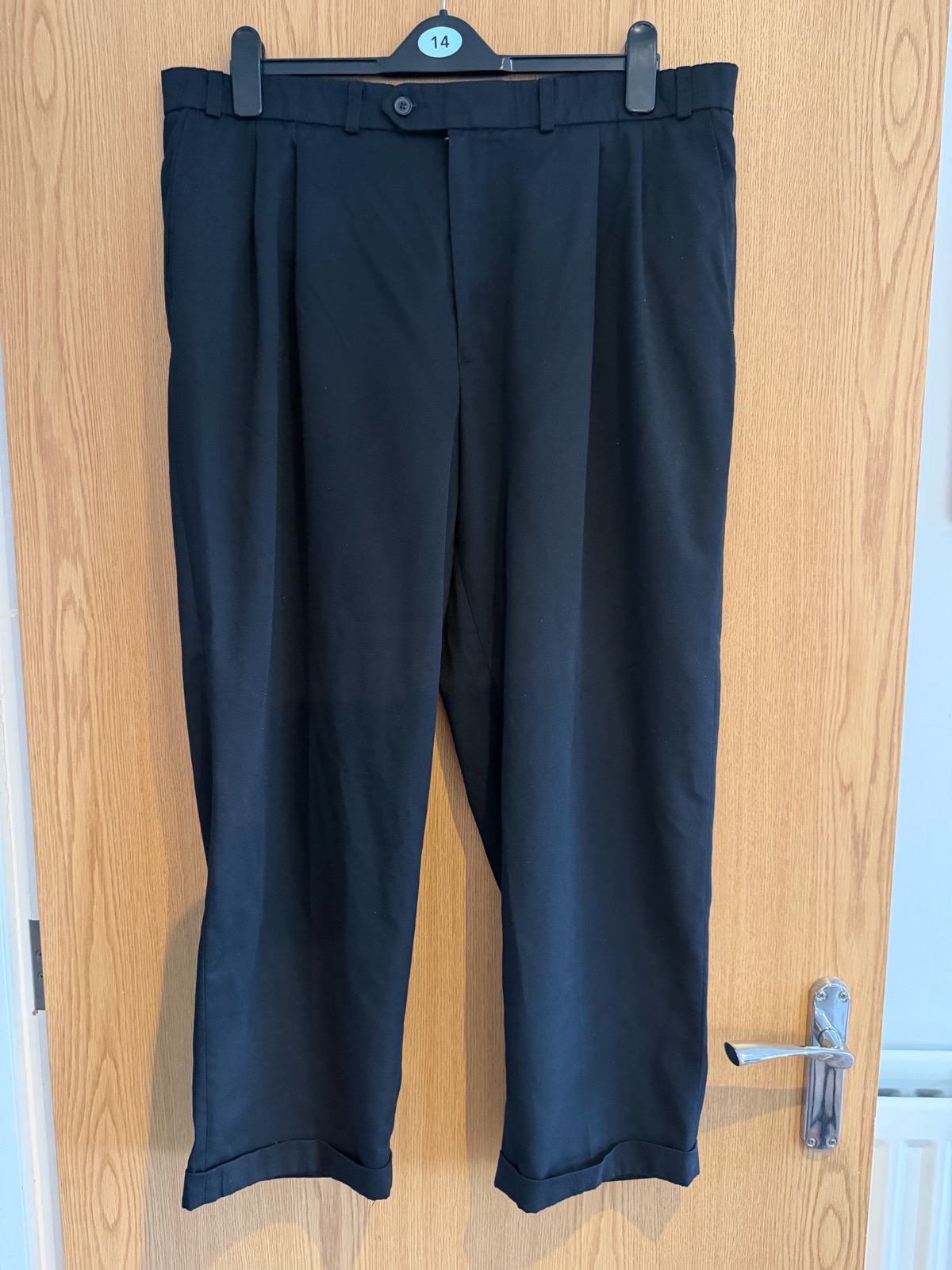 Mens black trousers