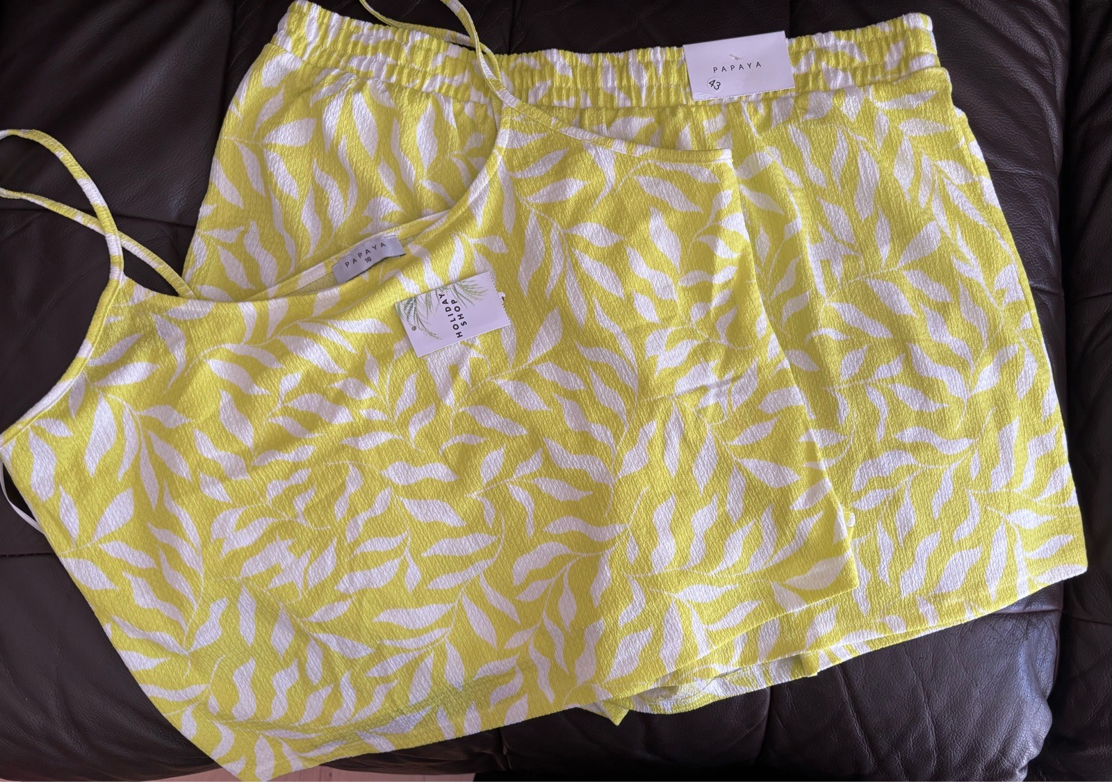 Papaya Lime two piece set