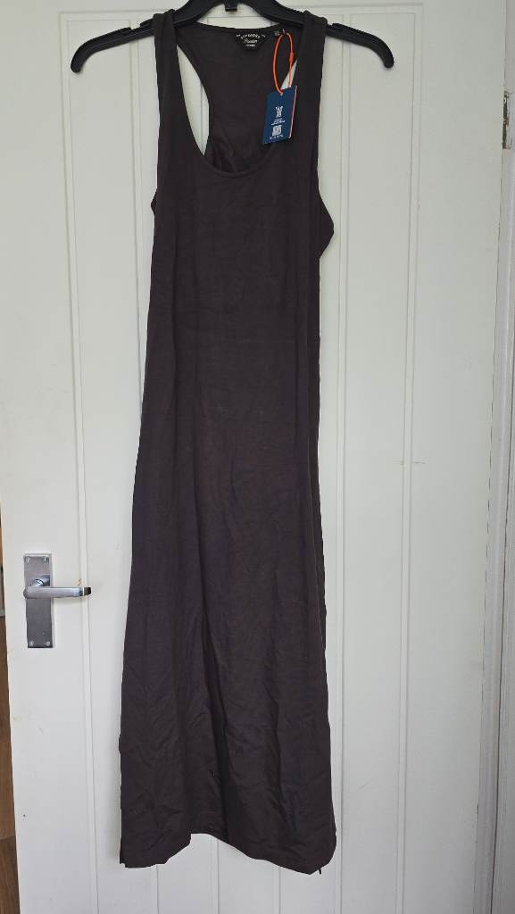 Superdry Scoop Neck Jersey Midi Dress BNWT