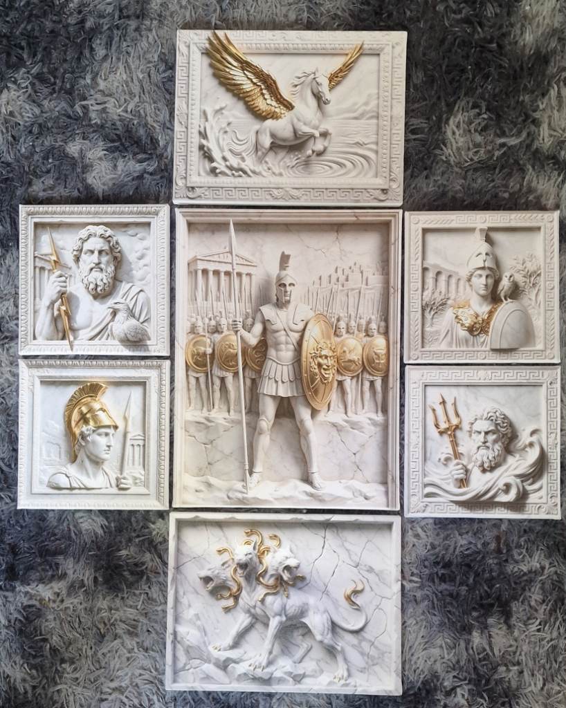 Ancient greek canvas set