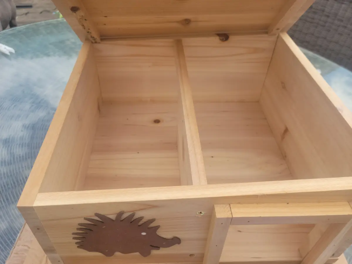 Hedgehog wooden house