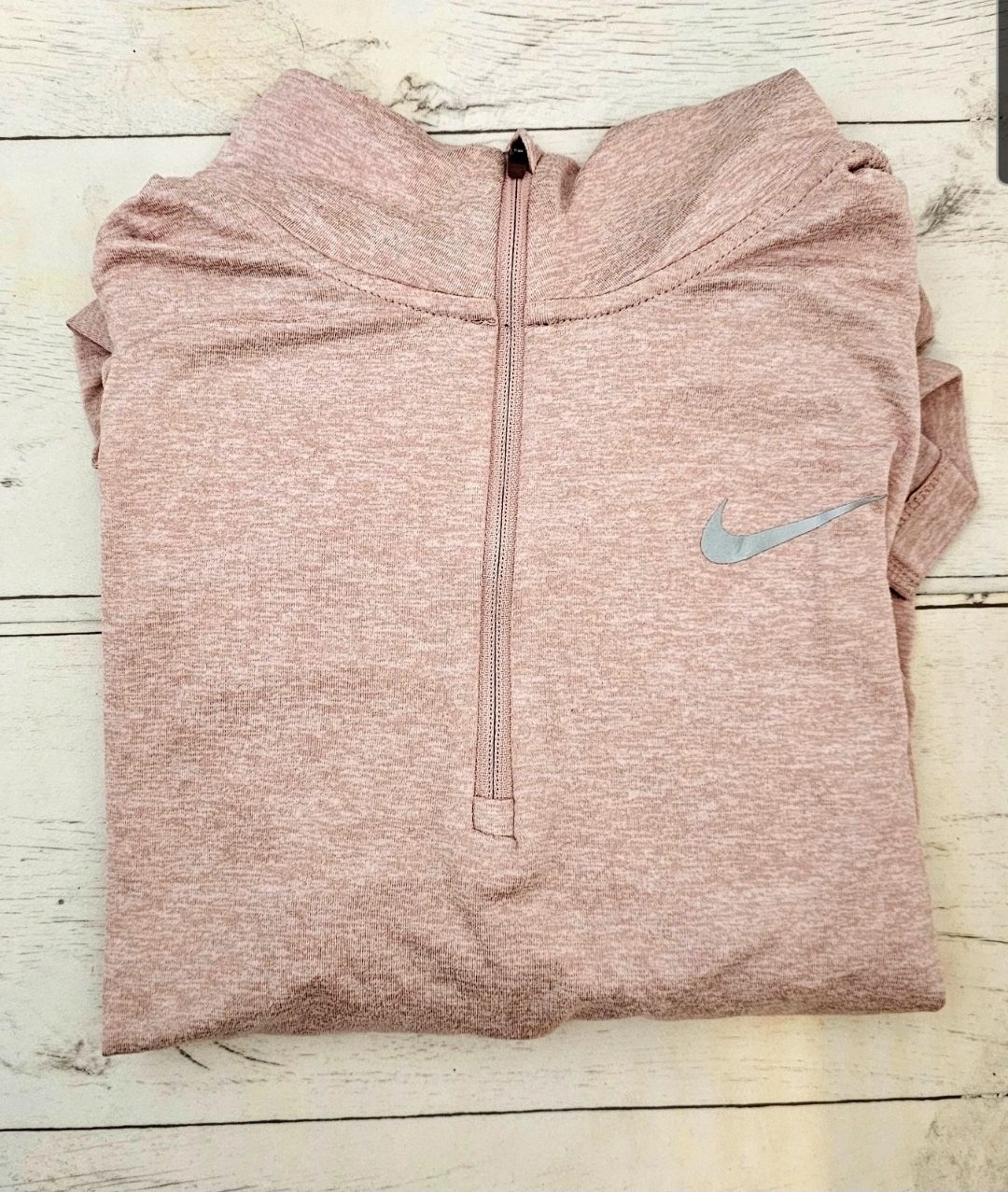 Nike Running Dri-FIT Element 1/2 Zip Top Women's Size S Dusty Pink