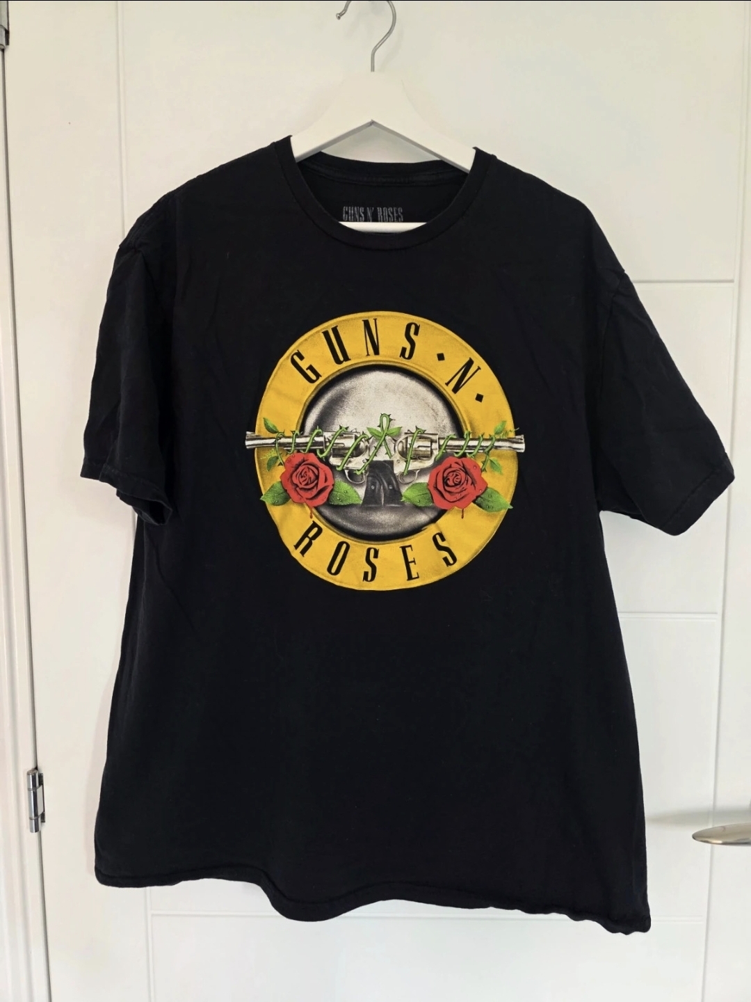 Guns N’ Roses Logo T-Shirt – Black – Size XL – Classic Band Tee