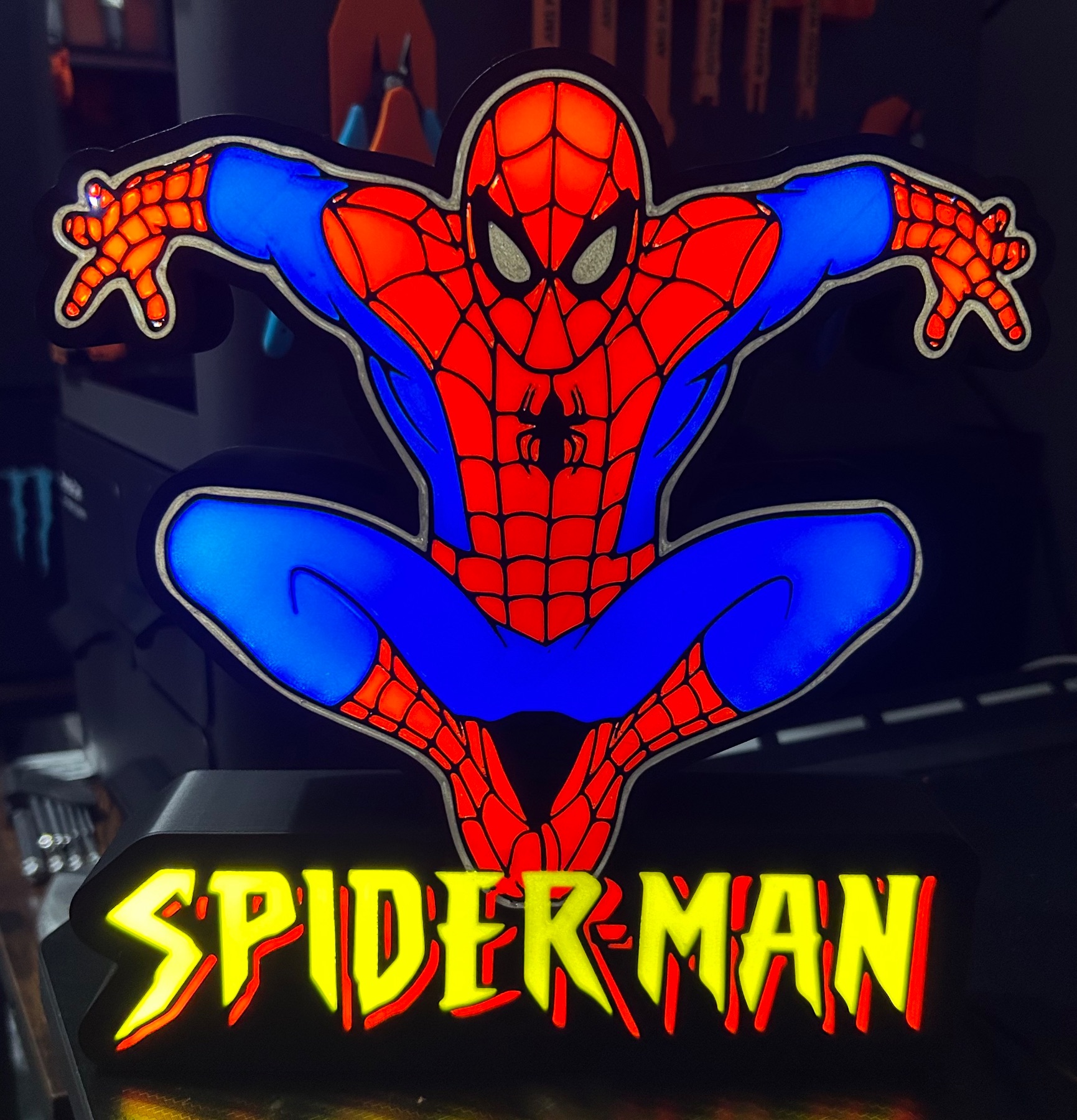 Spiderman light box