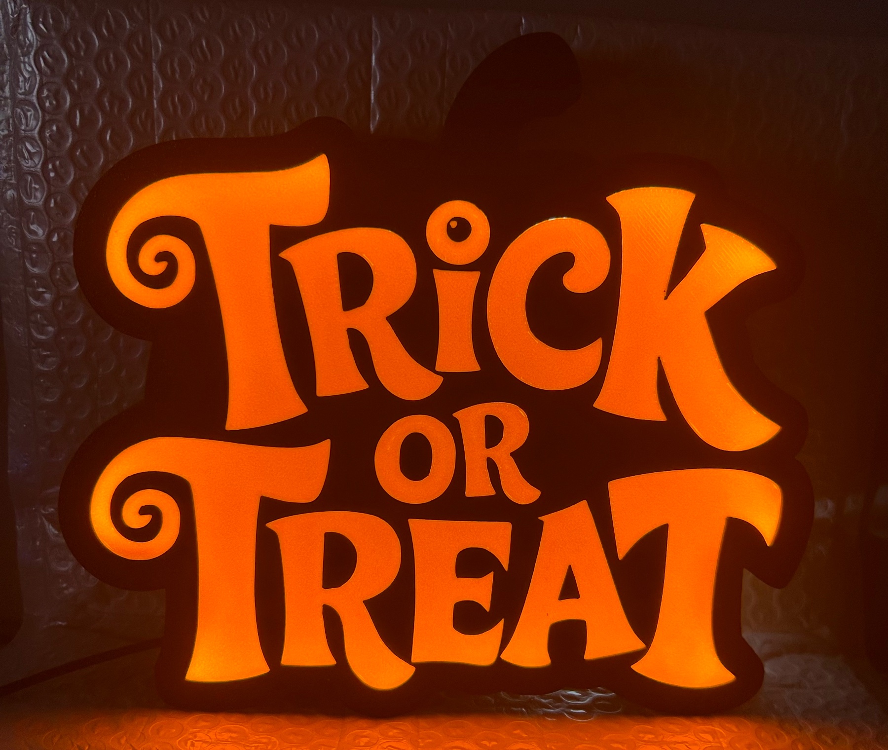 Trick or treat  light box 3d print