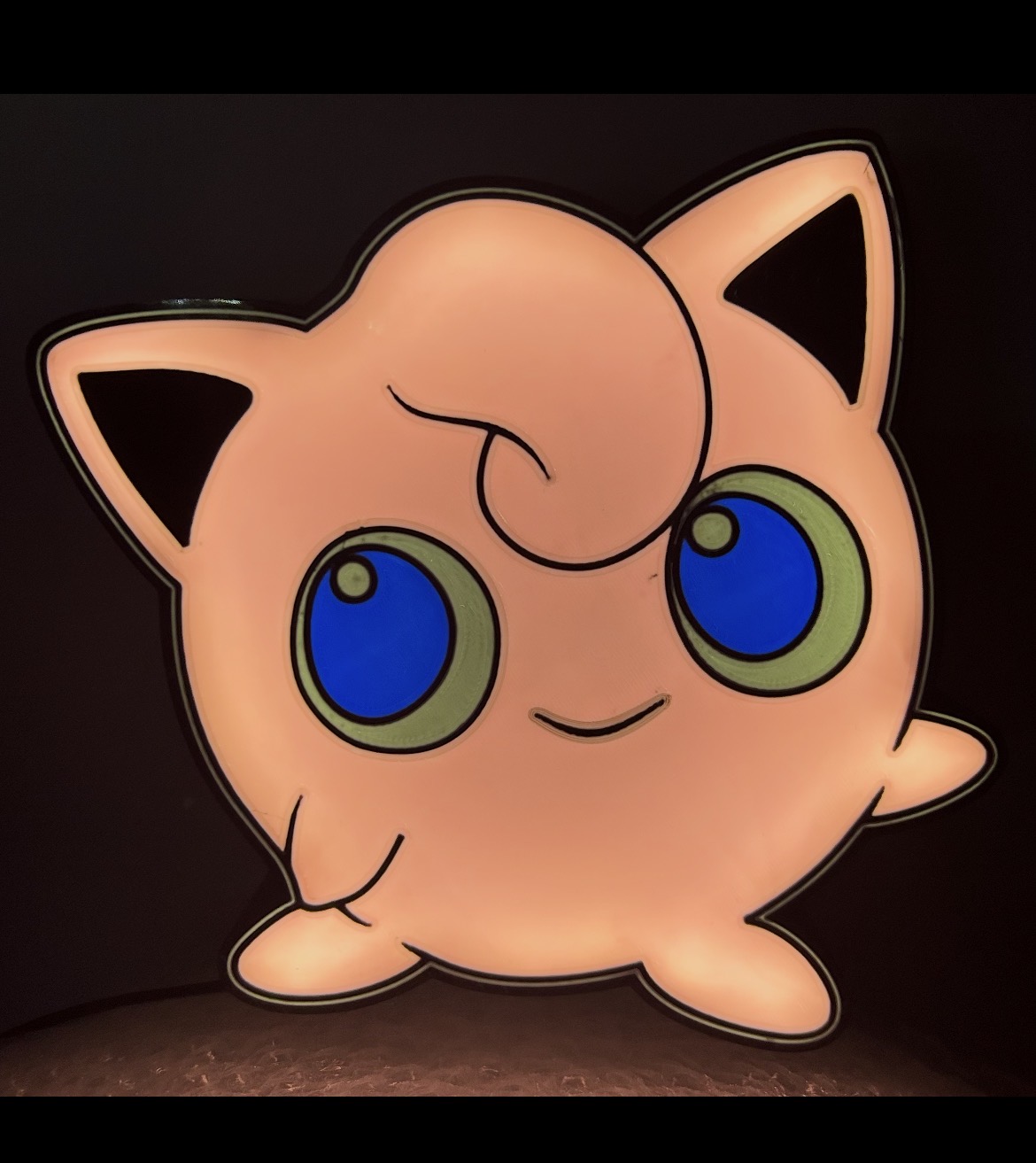 Jigglypuff light box 3d print