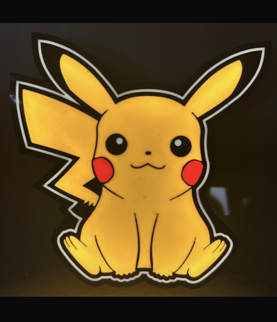 Pikachu light box 3d print