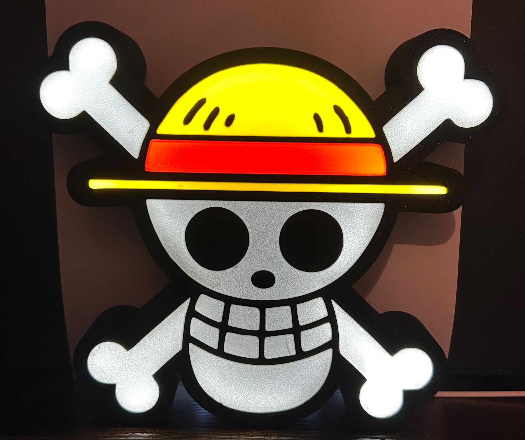One piece light box