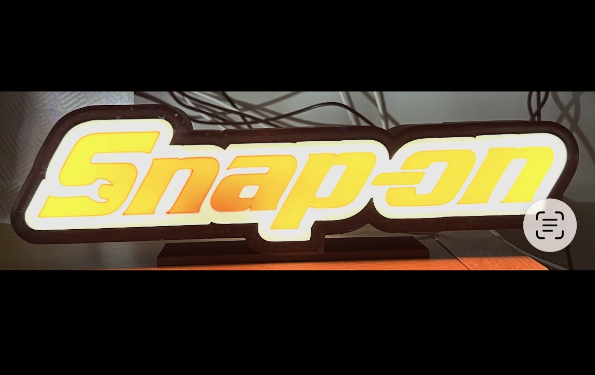 Snap on light box 3d print
