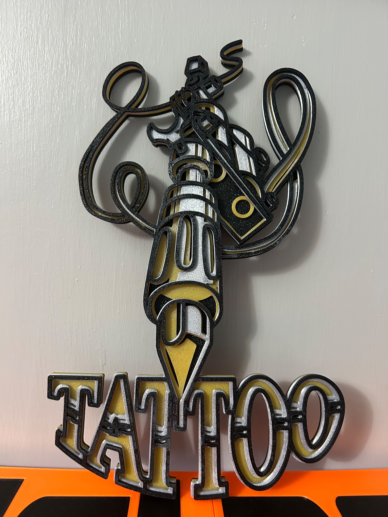 Tattoo plaque 3d print