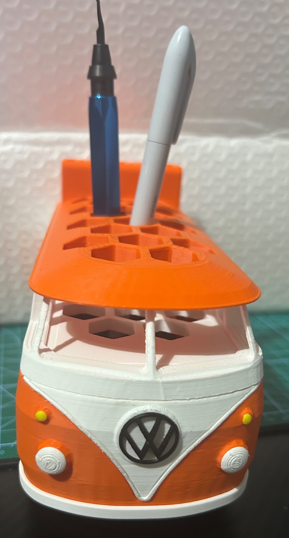 Vw camper pen and usb/sd holder 3d print
