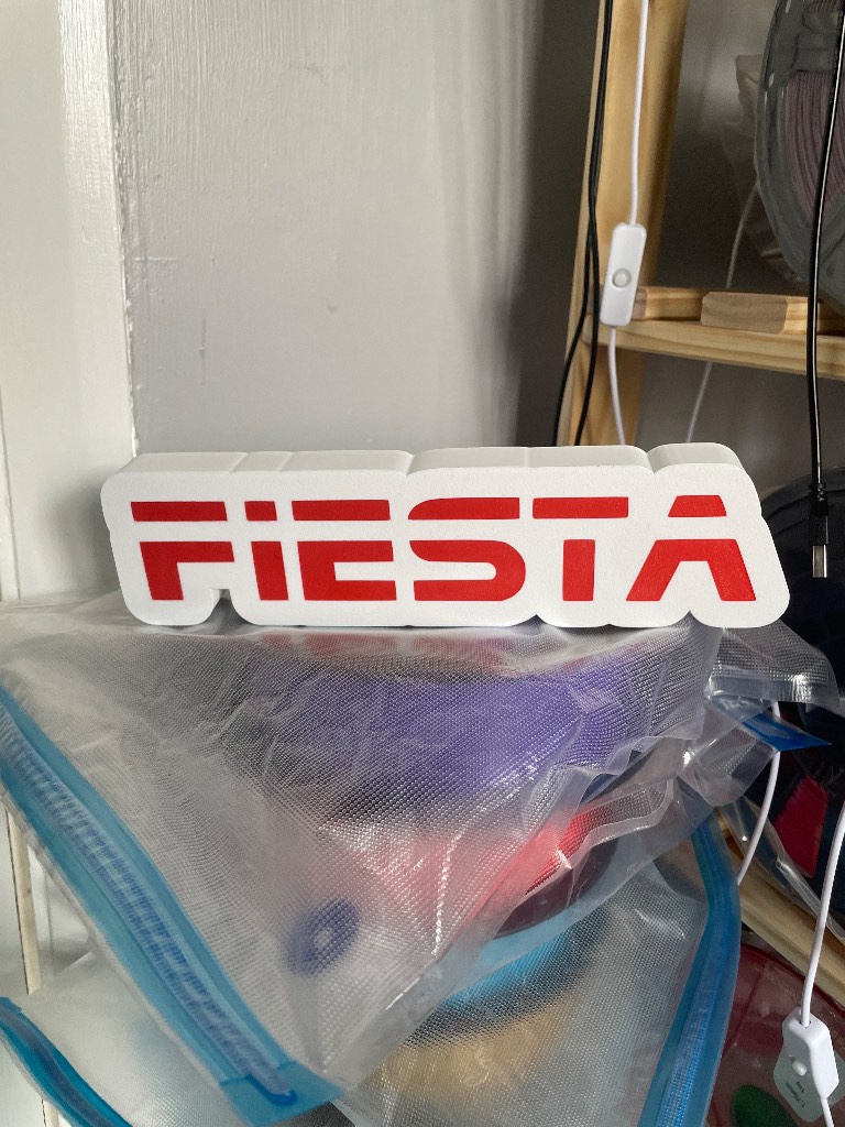 Fiesta light box 3d print