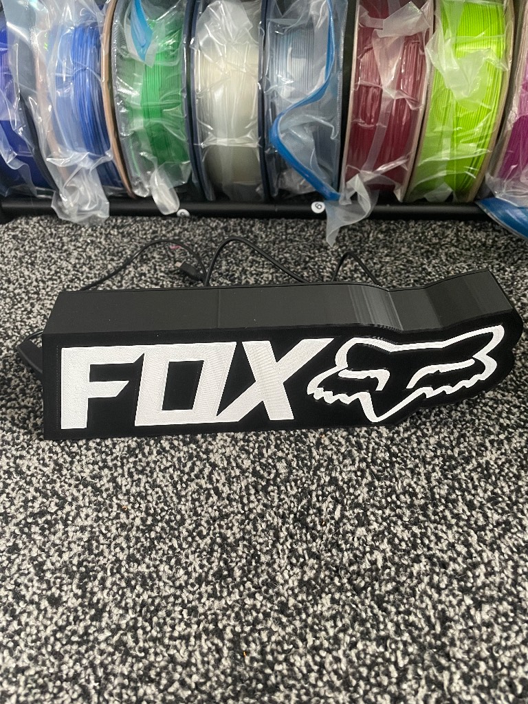 Fox light box 3d print