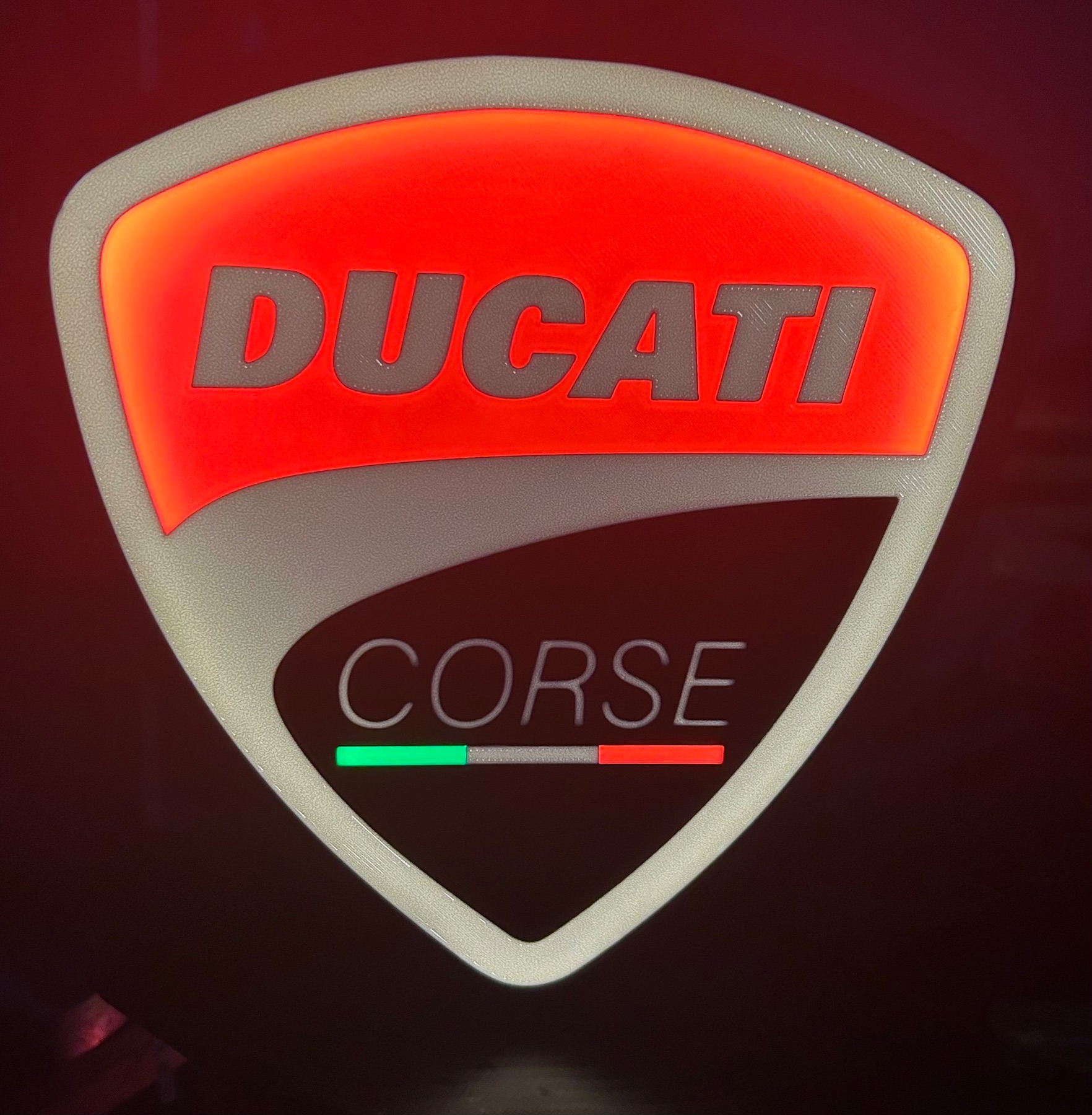 Ducati corse light box 3d print