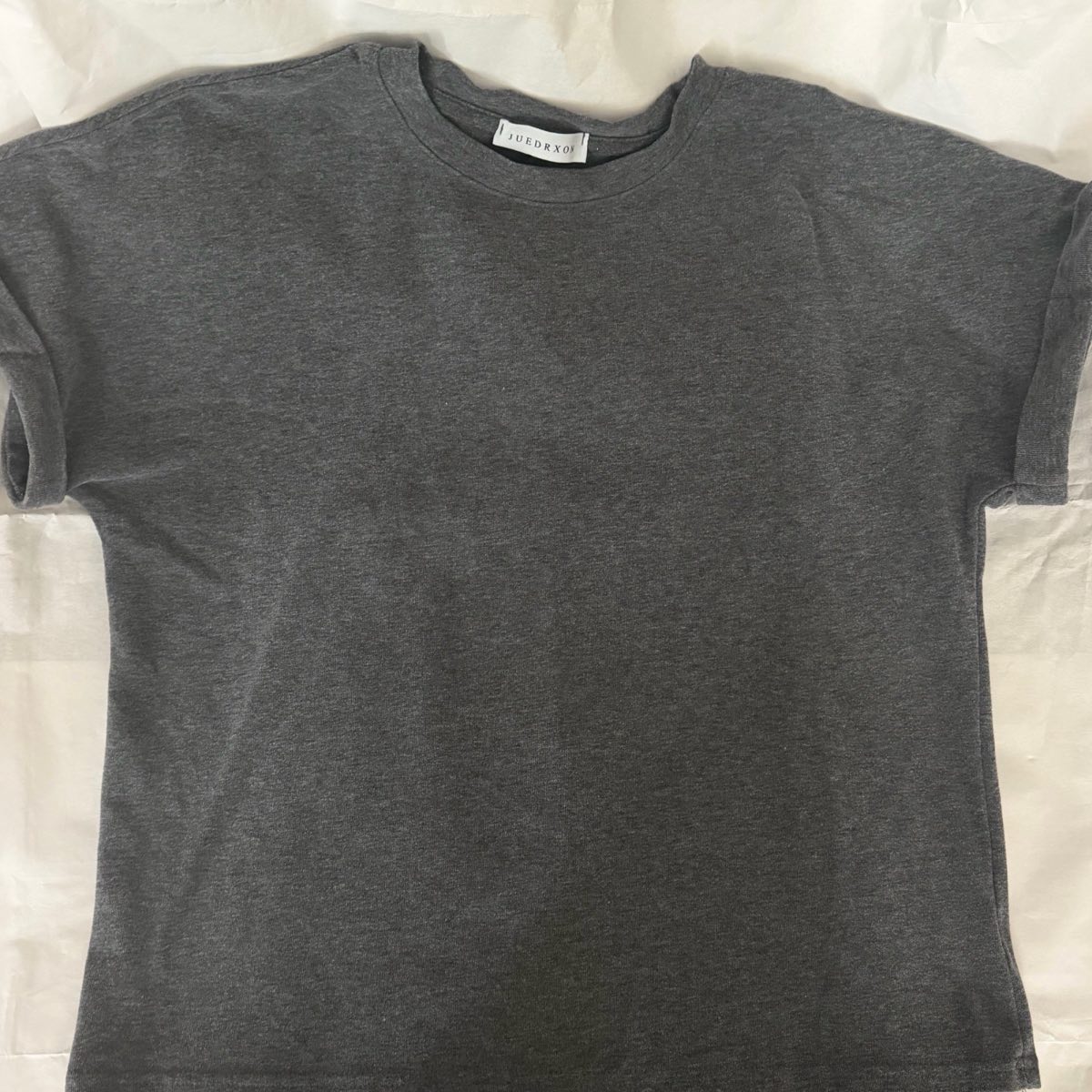 Brand New Dark Grey Marl T‑Shirt Medium Regular Fit Short Sleeve Cotton Blend Tee