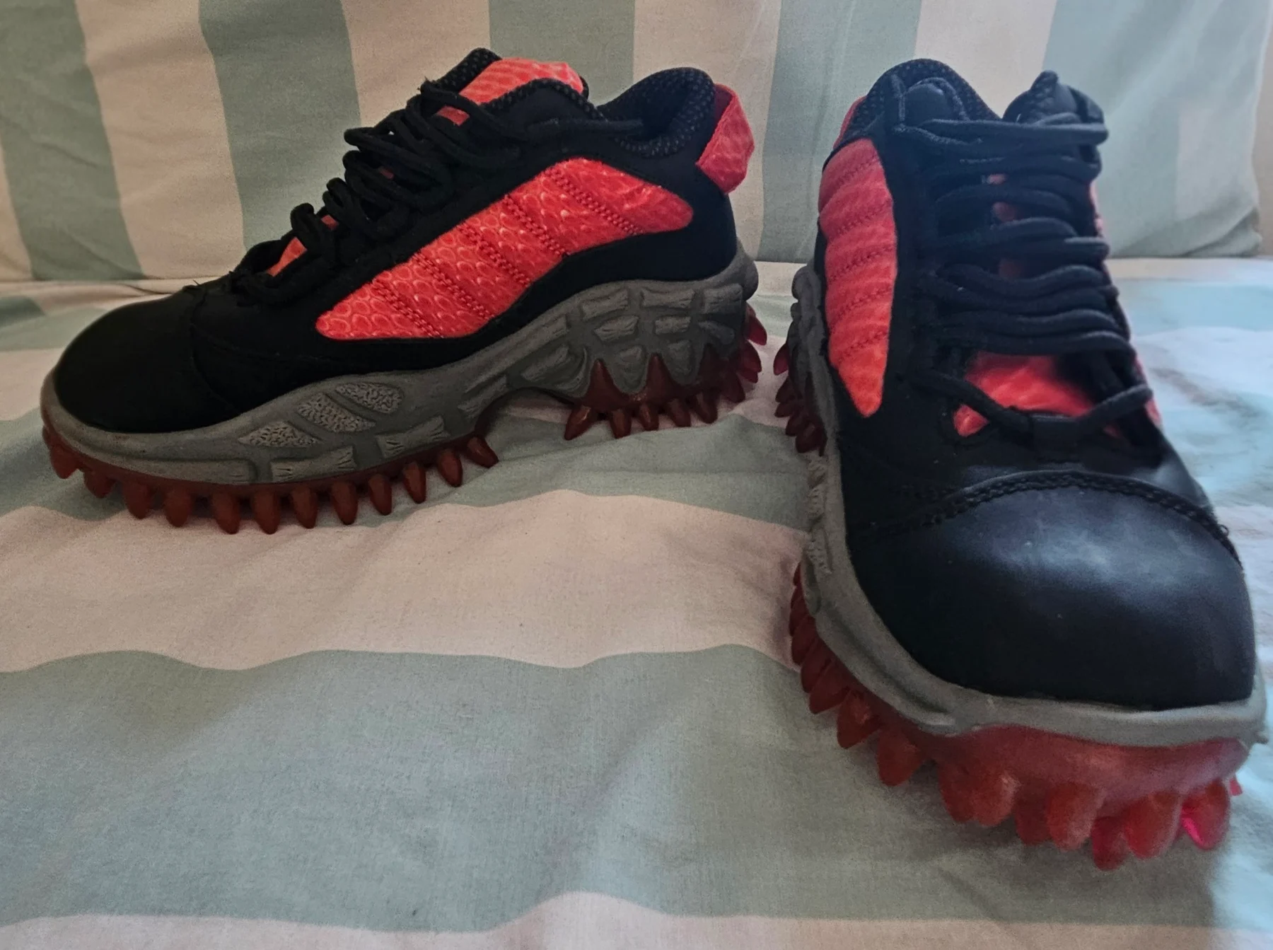 Vintage Y2K Reykjavik X18 Cyber Goth Spiky Platform Trainers UK 9 (Fits UK 6/6.5)