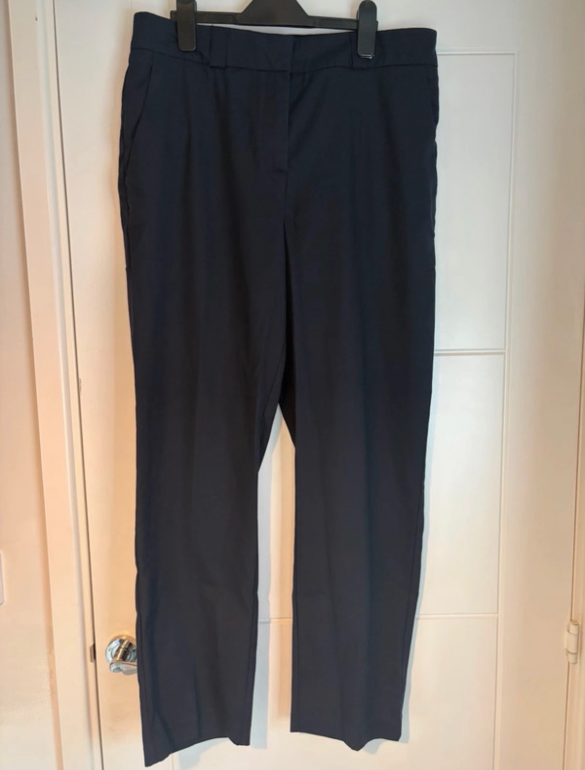 Next | size 14 | slim navy work trousers