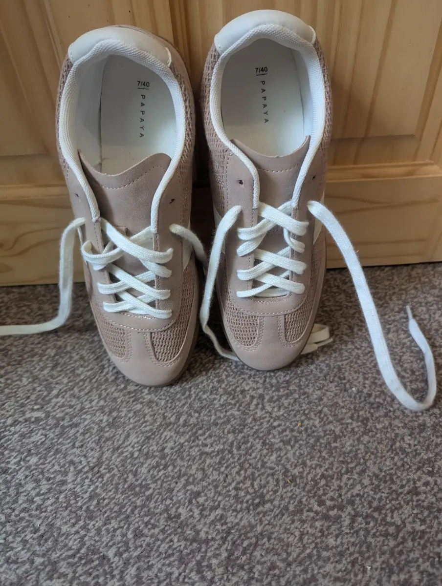 Papaya pink trainers