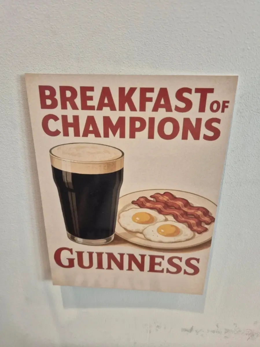 Guinness metal sign