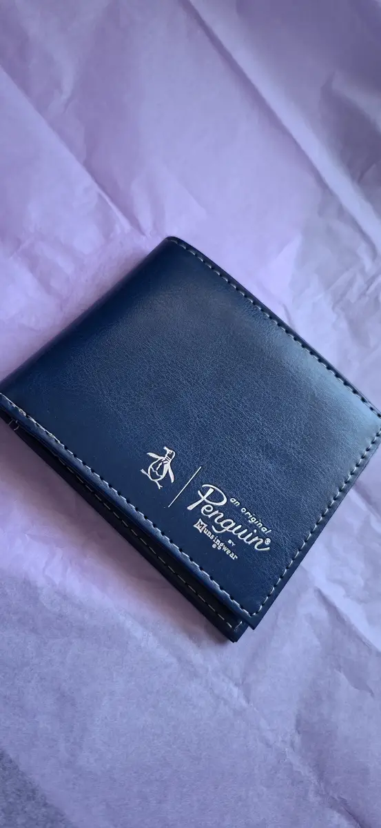 Penguin wallet, blue
