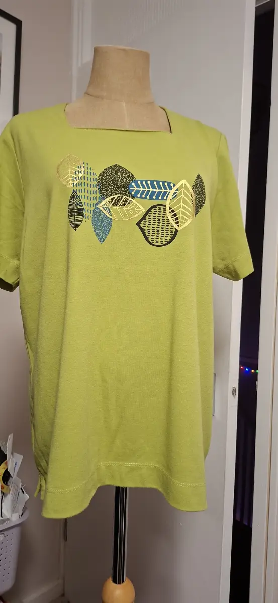 Lime green t-shirt from TIGI size 18/20
