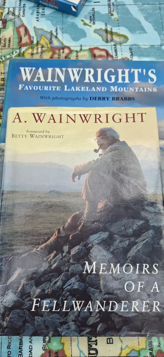 2 stunning books, lake district, wainwright.