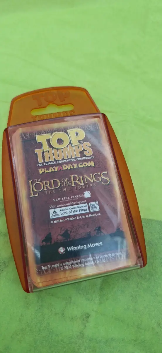 Top trumps - lord of the rings