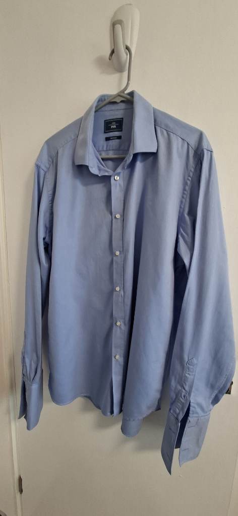 2 x mens shirts, xxxl 17 1/2" neck
