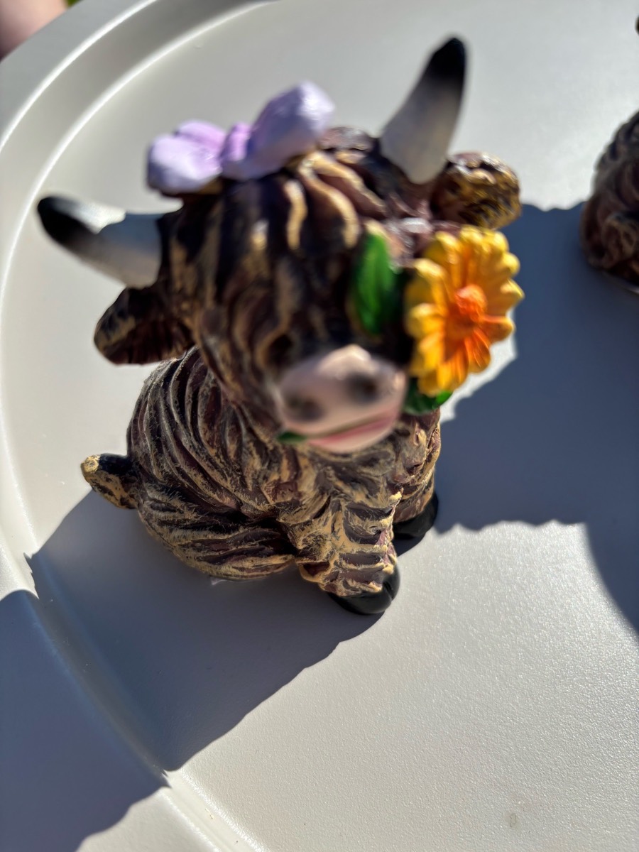 Highland cow ornament