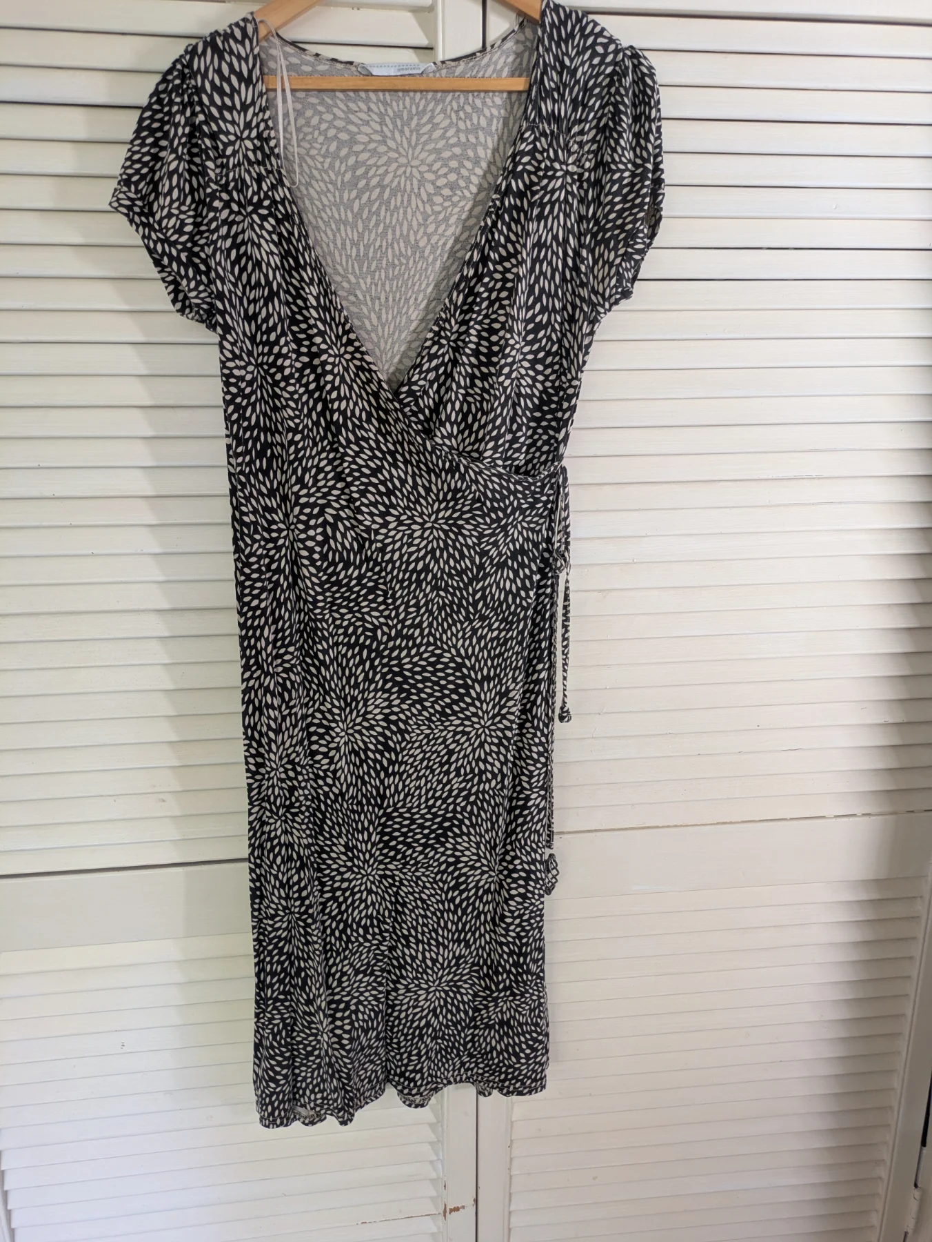 Amaranto wrap style dress. Size 16.