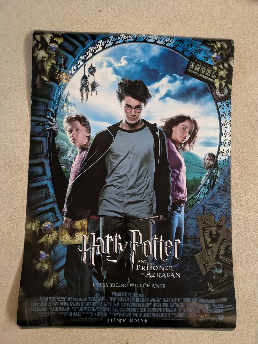 16 different, original, official Harry Potter film posters.